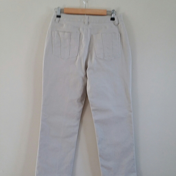 TALBOTS STRETCH WOMEN’S TAN JEANS PANTS 8P - Picture 2 of 8